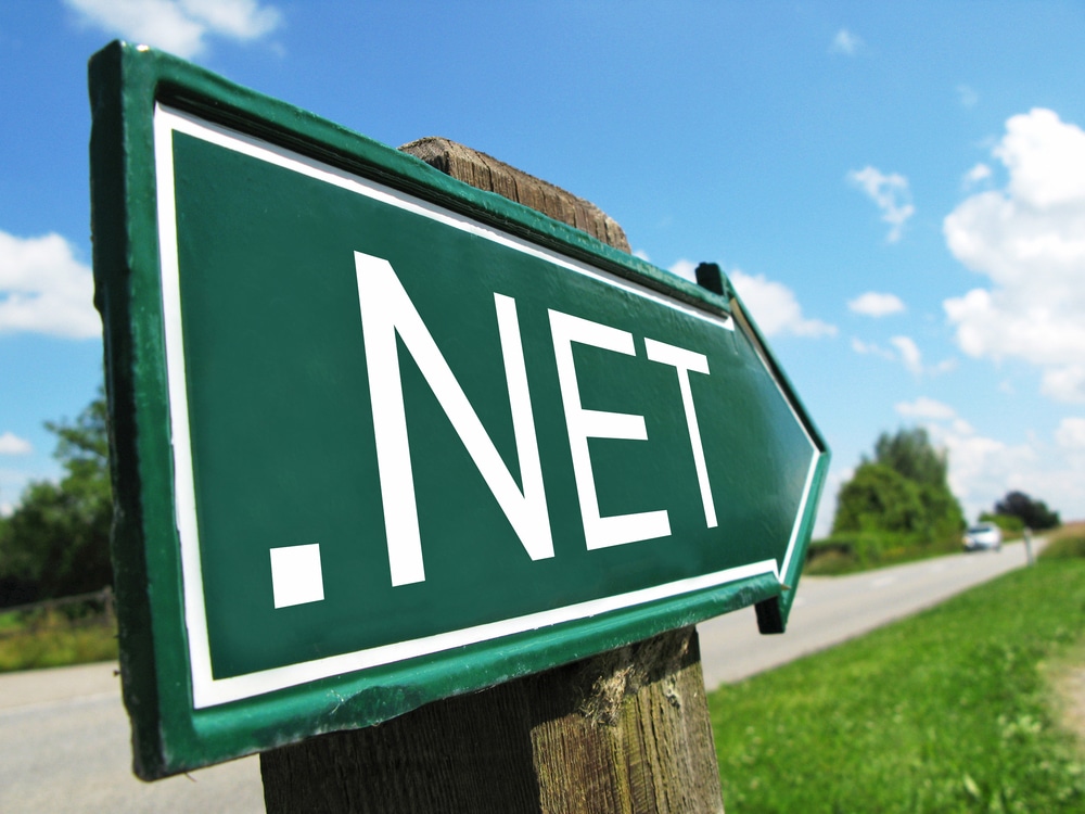 Dot,Net,Signpost,Along,A,Rural,Road .net